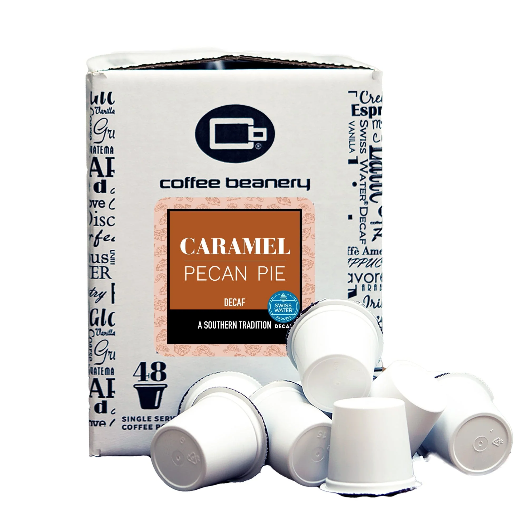Caramel Pecan Pie Flavored Swiss Water Process Decaf Coffee - Image 3
